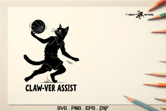 Basketball Cat Athlete Svg Pt.5 Design Review