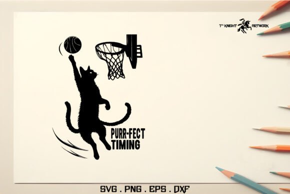 Basketball Cat Athlete Svg Pt.7 Design Review
