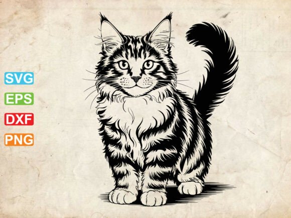 Cat Head Svg for Embroidery Projects