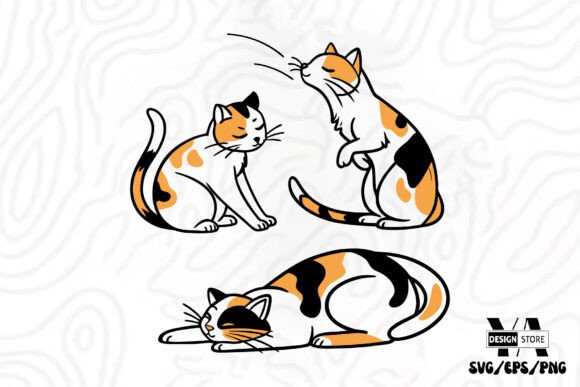 Cat Minimal SVG PNG Clipart Review