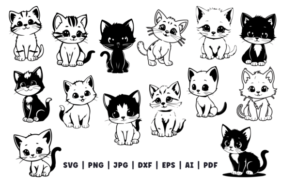 Cute Cat Silhouette SVG Bundle Review