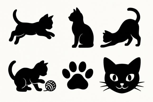 Cute Cat Silhouettes SVG Bundle Review