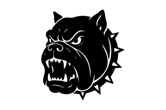 Halloween Bulldog Face Silhouette SVG Review