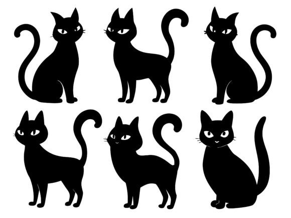 Halloween Cat Silhouette SVG Bundle Review