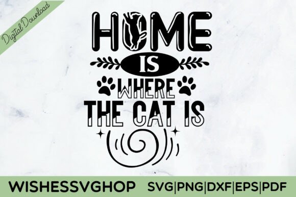 Home is Where the Cat is SVG PNG Review