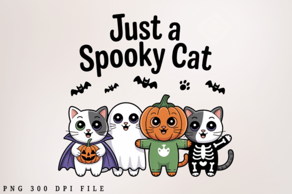 Just a Spooky Cat PNG Design Review