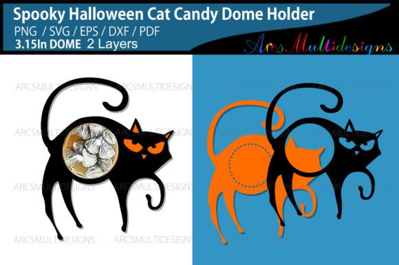 Spooky Halloween Cat Candy Dome Holder Review
