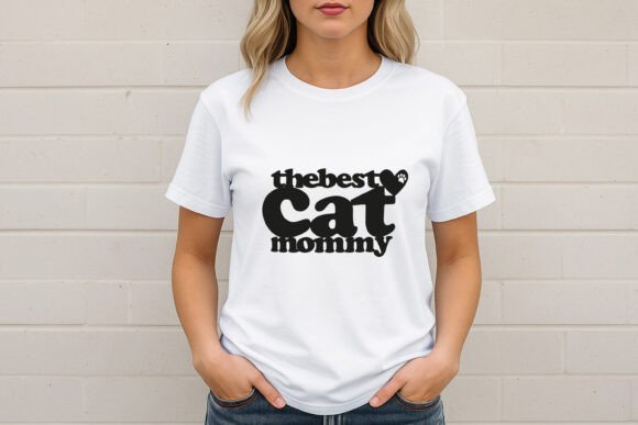 The Best Cat Mommy Paw Heart Vector SVG Review