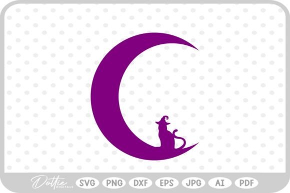 Witch Cat Halloween SVG PNG DXF Review